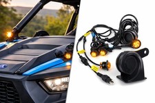 KEMIMOTO UTV Turn Signal Kit w/ Horn LED Lights Wiring Harness Polaris RZR Can-A picture
