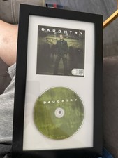 CHRIS DAUGHTRY SIGNED SELF TITLED CD FRAMED DAUGHTRY BAND LEAD SINGER RARE COA picture
