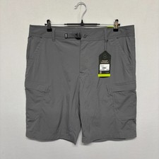 NWT Rei Co-op Men Sahara Cargo Shorts Size 38 Gray Nylon Blend D125 -11 picture