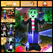 3.5FT Halloween Inflatable Decoration with LED Lights - Spooky Yard Decor picture