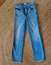 Good American Good Legs Straight Denim Jean Mid Rise  picture