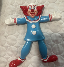 Jesco Vintage 1987 Bozo The Clown Bendable Rubber 6 inch Toy Figure picture