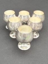 Set of 6 Gorham Sterling Silver Mini Cordial Goblet Shot Chalice 955 Vintage Cup picture