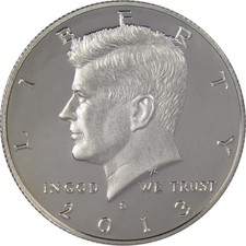 2013 S Kennedy Half Dollar Clad Proof 50c Coin Collectible picture