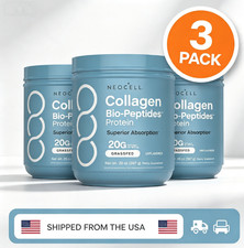 3pc NeoCell Collagen Powder 20oz – Solution Bioactive for Skin & Joint Support- picture