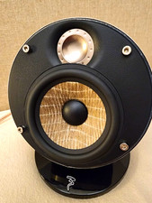 Focal Dome Flax Satellite Speaker Gloss Black 2-Way Compact Made In France WORKS picture