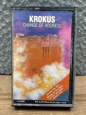 Krokus Change of Address Cassette Tape 1986 Arista Records Heavy Metal Hard Rock picture