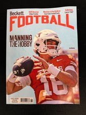 New November 2026 Beckett Football Card Price Guide Magazine With Arch Manning picture