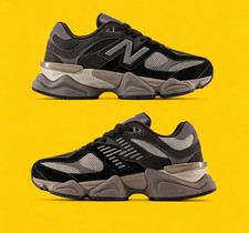 New Balance 9060 U9060BLK Black Gray Running Shoes Men’s Sz picture