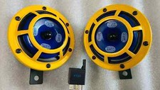 For Hella H31000001 Sharptone 12V High Tone / Low Tone Twin Horn Kit with Yellow picture