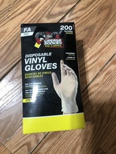 Grease Monkey  Vinyl Disposable Gloves, Fits All - 200 Piece picture