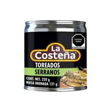 4X LA COSTENA Chiles Serranos La Costeña Toreados  - 220g EACH picture