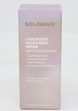 Solawave Lightboost Face & Neck Serum 1.0 Fl Oz/30 Ml. NEW in Box Light Boost picture