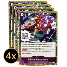 4x Divine Departure OP13 One Piece Foil Playset NM #OP13-076 picture