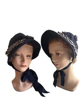 Vintage Hollywood Costume Sony Victorian Velvet Bonnets Halloween Theater picture
