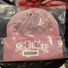 Supreme x True Religion Beanie Pink - 25FW  Authentic picture