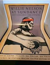 Vintage Willie Nelson At Sundance Poster picture