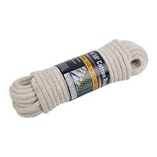 NEW 50' ft Solid Braided COTTON ROPE, 1/2