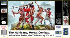 Master Box 35236 The Mohicans. Mortal Combat. Indian Wars Series, the XVIII 1/35 picture