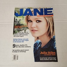 Vintage JANE Magazine Aug 2004 Julia Stiles VTG Y2K Fashion Pam Anderson picture