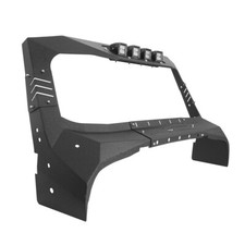 Windshield Frame Cover Visor Cowl Amor w/ 4 Led Light for 97-06 Jeep Wrangler TJ picture
