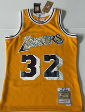 Mitchell & Ness Magic Johnson Lakers 75th Anniversary NBA Diamond Jersey S NWT picture