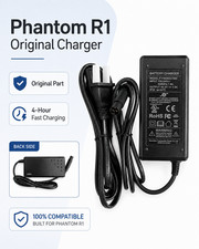 Factory Original 3-Pin Special Charger For Phantom R1/Pro Seated Scooter picture