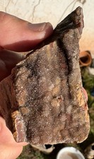 ☘️RR⛏️: Druzy Quartz On Arizona Petrified Wood, 13.4 Oz. 🌈 picture