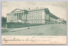 Vintage U.S. Treasury Washington DC Postcard Souvenir Post Card Co. 1910s picture