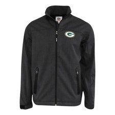 G-III Sports NFL Green Bay Packers Soft Shell Jacket Size L Fleece Lined Zipped picture