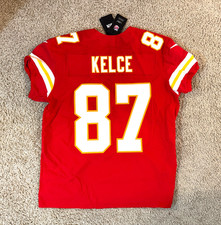 Travis Kelce Authentic Kansas City Chiefs Nike Vapor Elite Jersey Mens Size 48 picture