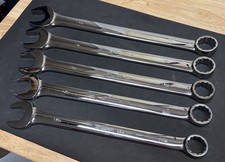 NICE Snap-On Large 5pc Flank Drive Plus SAE Combination Wrenches Wrench Set picture