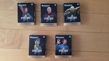 2026 NYCC Star Trek MTG Borg Queen Promo Card and All 5 Welcome Decks picture