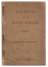 .THE HOUSE OF THE SEVEN GABLES / LATE 1800'S / ROYAL PUBLISHING CO picture