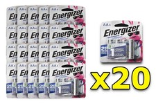ENERGIZER AA Lithium Batteries 20 Packs of 4. (80 Batteries Total). Exp 12/2050 picture