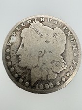 1896-O Morgan Silver Dollar-90% Silver Coin Raw picture