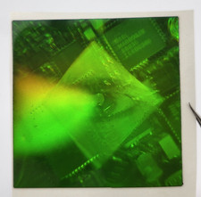 VTG Polaroid 3-D 90's Hologram Sticker- ALL SEEING EYE / IN COMPUTER  AI  2.5