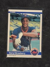 1984 Fleer - Darryl Strawberry #599 (RC)  New York Mets picture