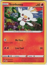 Holo Scorbunny SWSH071 Promo Sword & Shield Promo Near Mint picture