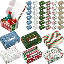 80 Sets Shipping Boxes, Mini, DIY, with Shipping Labels, Christmas picture