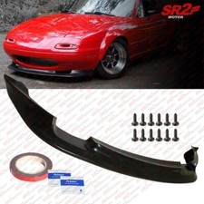For 1990-1997 Mazda Miata MX-5 GV Style Front Body Bumper PU Lip Splitter Kit picture