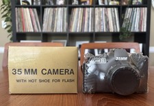 Vintage 35 MM Camera With Hot Shoe For Flash Cam 35 New With Box Old Inventory picture