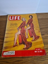 May 25th 1953 Life Magazine Marilyn Monroe Jane Russell Cover picture