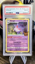 GENGAR 2023 POKEMON TRICK OR TRADE #066 - PSA 10 picture