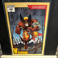 Impel 1991 Marvel Super Heroes Base Set Wolverine #50 Non-Sport Card picture