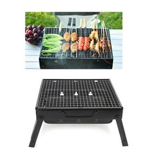 Foldable Compact Barbecue BBQ Grill Charcoal Stove Shish Kabob Camping Cooker US picture