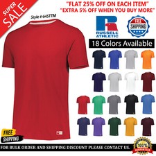 Russell Athletic Men's Dri-Power Essential Blend Tee Sports T-Shirt S-4XL 64STTM picture