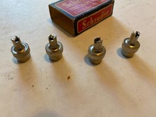 (4) vintage Schrader tire valve caps picture