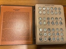 COMPLETE Set Silver/Clad  Roos. Dimes 1946 - 2002 in DANSCO Album NO PROOFS INCL picture