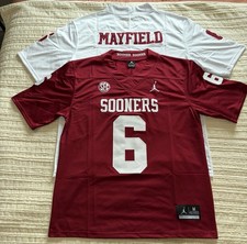 NEW Baker Mayfield Oklahoma Sooner #6 Jersey SHIPS SAME DAY picture